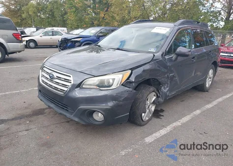 2015 Subaru Outback 2.5I Premium из США, поврежденный, VIN 4S4BSAFC7F3250011